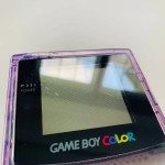 Nintendo Game Boy Color Console CGB-001 Atomic Purple + Game