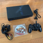 Sony PS2 Playstation 2 Fat Console w/ cables Fight Night game