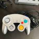 Nintendo GameCube Platinum Silver Console w/ Memory card controller +