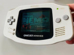 White Nintendo Game Boy Advance GBA System w/ Game