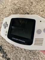 White Nintendo Game Boy Advance GBA System w/ Game