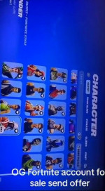 Fortnite account with 300 skins
