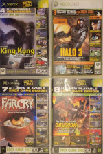 5X Vintage OG Xbox & 360 Demo Magazine Video Game Disc Set