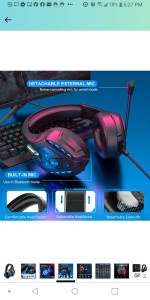 brand new in box headphones and mic