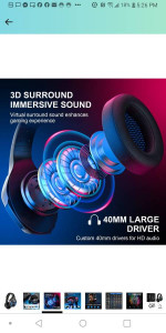 brand new in box headphones and mic