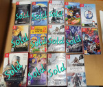 4 Nintendo switch games collection for sale.