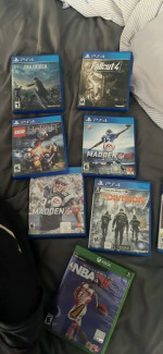 Xbox 360 games and ps4 games