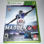 3 Xbox 360 Games: FIFA16, Madden NFL16, NBA2K16