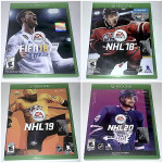 4 Xbox One Games: FIFA18, NHL18, NHL19, NHL20