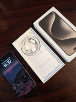 Apple iPhone 15 pro titanium, unlocked