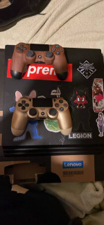 Ps4 Pro with 2 controllers