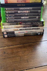 various game console game’s lot for sale for $75