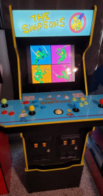 Arcade 1up SIMPSONS Cabinet With Over 100 Added Games!!!!