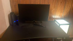 Gaming monitor,desk,and chair