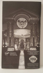 1993 SEGA GENESIS "CAESARS PALACE" GAME BOX & MANUAL