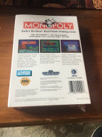 1992 SEGA GENESIS "MONOPOLY" GAME BOX & MANUAL