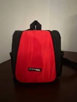 Official Nintendo DS Mini Backpack Straps Pockets Carrying Case RED