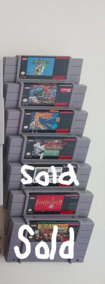 Original OEM SUPER NINTENDO GAMES ~ like new
