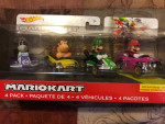 Brand New Unopened Hotwheels MARIOKART 4pc Diecast Set. See Pictures