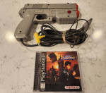 Namco Time Crisis PS1 Complete & PS1 Official Namco GUNCON gun