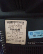 Zenith CRT TV 19"