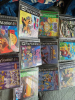 lot of Playstation 1 games