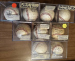 milwaukee brewers braves team autographed signed baseballs autographed