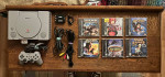 PlayStation 1 + 6 Games