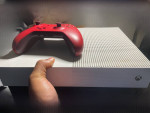 Xbox Used like new come with original white controller and a red one with 12ft H