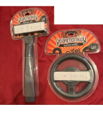 Baseball Bat + Steering wheel for Nintendo Wii Gearmonkey *new