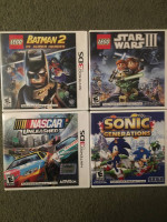 Nintendo 3DS game lot (4 games)