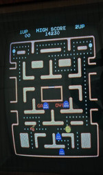 Pac Man 25th Anniversary Cocktail Table. Plays Pac Man, Ms. Pac Man an