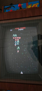 Pac Man 25th Anniversary Cocktail Table. Plays Pac Man, Ms. Pac Man an