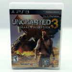 PS3 Uncharted 3 Drake's Deception PlayStation 3 w/ case and manual