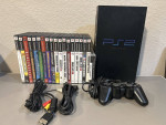Sony PlayStation 2 PS2 Fat Console Bundle with Controller and 20 Games