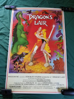DRAGON’S LAIR Arcade – Original Movie-Style Poster – Don Bluth Owned!