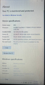 MSI MS-16KZ GAMING LAPTOP