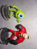 Disney Infinity Lot of 4 series 1 Monsters Incredibles Sparrow