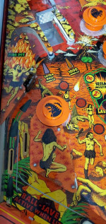 Volcano Pinball Machine by Gottlieb 1981