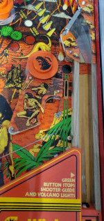 Volcano Pinball Machine by Gottlieb 1981