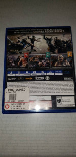 PS4 Games:  For Honor, The Division, Wolfenstein 2,  World War Z, EACH
