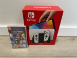 🔥 NEW Nintendo Switch OLED White Joy-Con + Mario GAME