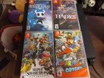 Nintendo switch with accessories