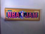 Original Framed NBA Jam Arcade Marquee