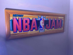 Original Framed NBA Jam Arcade Marquee