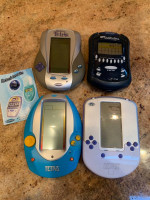 Lot of 4 Hand Held Video Games Vintage
