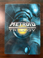 Wii Metroid Prime Trilogy Steelbook WORKING