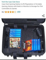Gaming box in monitor for ps4 or ps5 Take your gaming anywhere