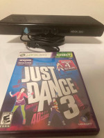 Kinect for xbox 360+ just dance 3 for xbox 360 ( OFFERS WELCOME!)