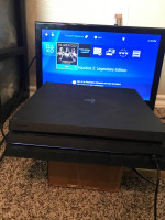 1TB BLACK PS4 PRO..FULL SYSTEM